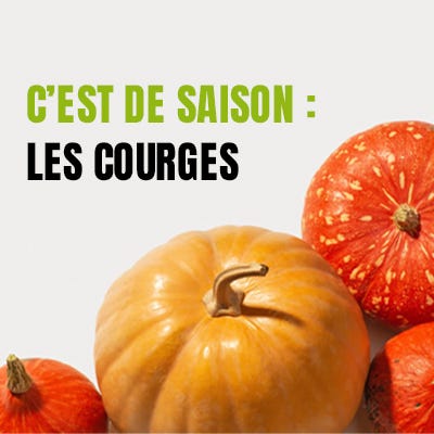 C'est de saison : les courges C'est de saison : les courges