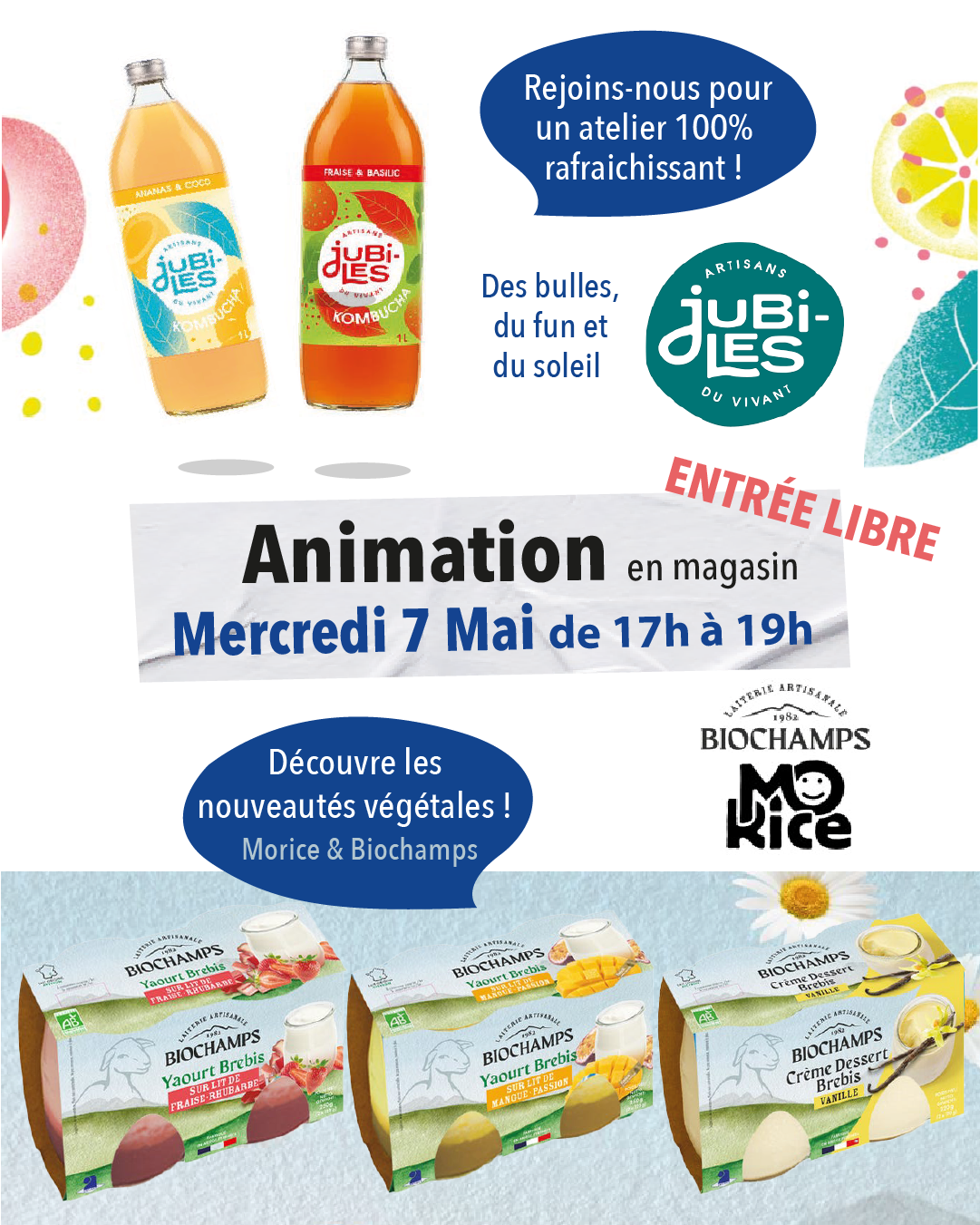  Animation en magasin – Saveurs d’été à découvrir !  