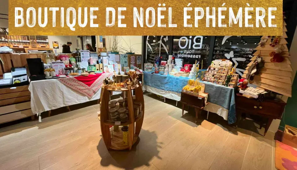 boutique de noël éphémère