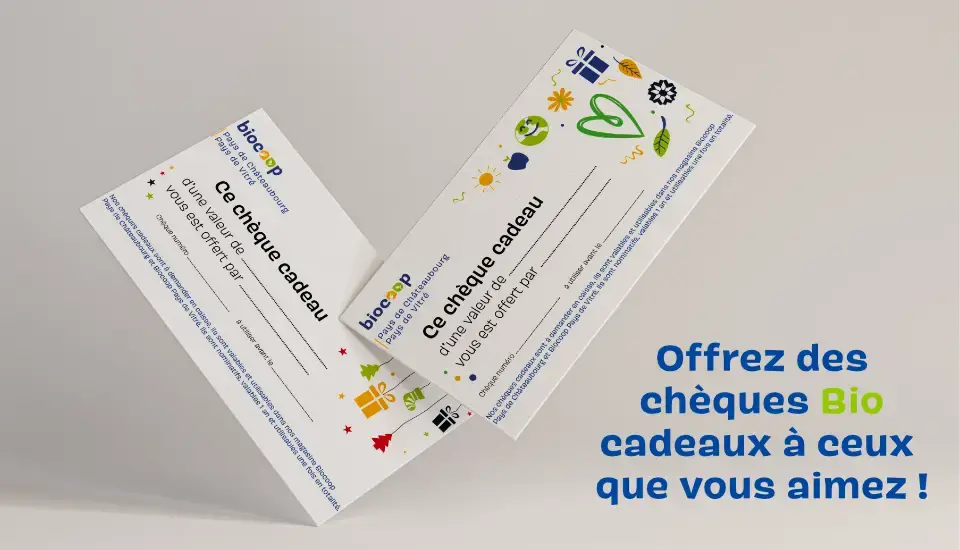 Slide chèque cadeau